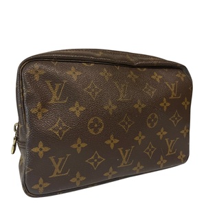 １円 LOUIS VUITTON ルイ・ヴィトン M47524 モノグラム PVC トゥルーストワレット23 ブラウン 351338 クラッチバッグ アクセサリーポーチ