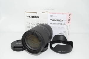 【美品】TAMRON 28-200mm F2.8-5.6 Di Ⅲ RXD (Model A071) タムロン ソニーEマウント用 #r6-261-2