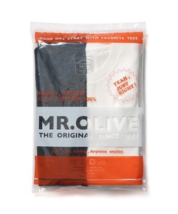 「MR.OLIVE」 半袖Tシャツ LARGE ホワイト系その他2 メンズ