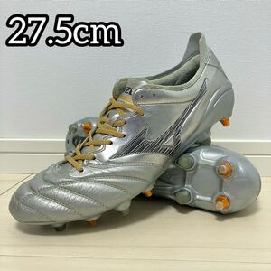 ★選手支給品★ MIZUNO ミズノ モレリアネオ3japan ジャパン SG MIX 27.5cm DNAパック シルバー 銀 / サッカースパイク