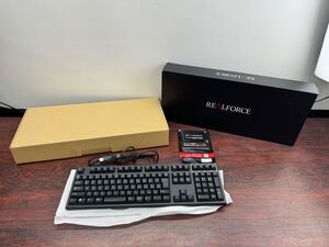 S1655) 美品 東プレ REALFORCE R3SA フルキーボード 静音モデル・日本語配列・キー荷重30g R3SA13（ブラック）（壬2）