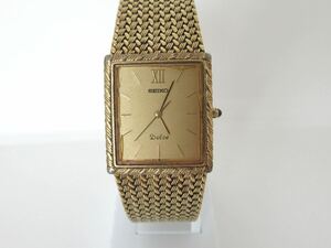 SEIKO セイコー QZ 腕時計 Dolce ドルチェ 9531-5100 ゴールド文字盤(T44)