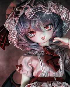 Factory33Xわたがしの惑星☆東方Project “レミリア・スカーレット”-DDH-01 セミホワイト ヘッド+MDD衣装+ウィッグ+アイx2