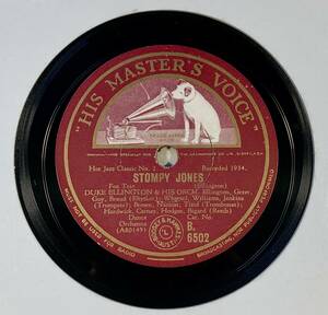 DUKE ELLINGTON & HIS ORCHESTRA　/Stompy Jones　/Blue Feeling/ (HMV B.6502)　SPレコード　78 RPM (豪)