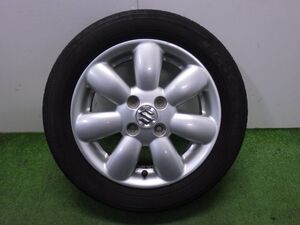 ★MRワゴン 10TH Anniv.MF33S★1本 155/65R14 43210-85K10 スズキ 純正 アルミ 100 4H 14インチ 4.5J +45 中古 タイヤ ホイール