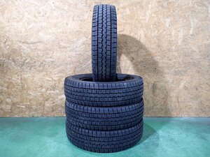 RB3138【送料無料165/80R14 97/95N】4本 ダンロップ ウィンターマックス SV01 2022年製 中古スタッドレス ボンゴ等 ≪即決≫