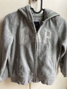 GAP ジップアップパーカー 中古　グレイ