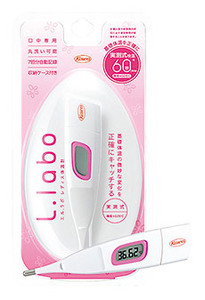 興和の婦人体温計　実測式検温60秒　L.labo（エル．ラボ）　新品