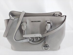 マイケルマイケルコース Michael michael kors セルマ トートバッグ ショルダーバッグ 2way 斜め掛け レザー グレー レディース