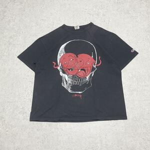 STUSSY Champion フェード two face Tシャツ XL