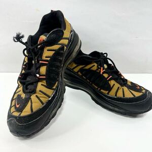 NIKE airmax98ナイキ スニーカー OLD SKOOL 茶 黒(1412)