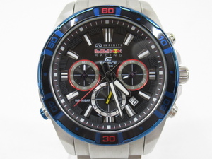 s60793-ap [送料950円]中古◇CASIO EDIFICE INFINITI Red Bull エディフィス レッドブル タイアップモデル EFR-534RB-1AJR [155-240930]