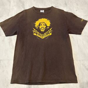 00s Jimi Hendrix ジミヘンドリックス 2004 フェイス プリント ビンテージ 半袖Tシャツ