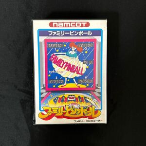 【美品・完品】ファミリーピンボール　未使用シール等付属品全付き　ファミコン　FC　コレクション品　ファミリーコンピューター