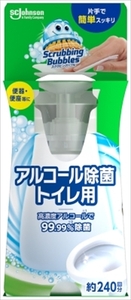 【まとめ買う-HRM20169965-2】スクラビングバブル　アルコール除菌トイレ用　本体 【 ジョンソン 】 【 住居洗剤・トイレ用 ×5個セット