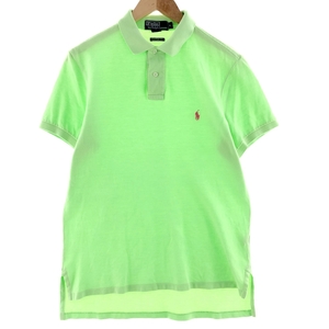 古着 ラルフローレン Ralph Lauren POLO by Ralph Lauren CUSTOM FIT 半袖 ポロシャツ メンズM /eaa382894 【SS2409_30%】