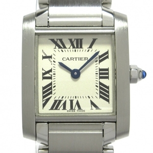 Cartier(カルティエ) 腕時計■美品 タンクフランセーズSM W51008Q3 レディース アイボリー