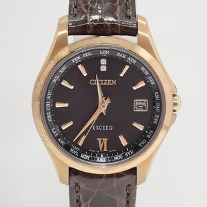 【美品】 CITIZEN シチズン EXCEED エクシードEC1122-02E限定モデル箱付きレディース腕時計