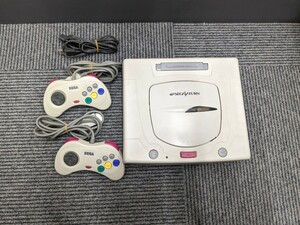 【c602】【通電ok】 SEGA セガ セガサターン HST-0019 HSS-0101 本体 コントローラー 2個