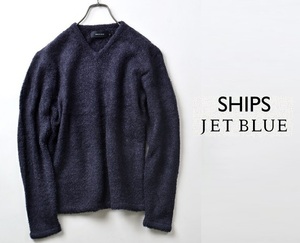 シップス◆SHIPS JET BLUE◆Vネック ニット/セーター【S】メンズ