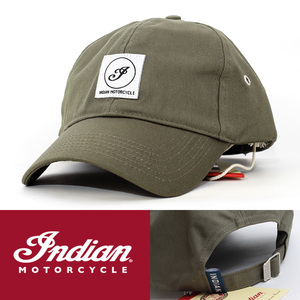 ローキャップ 帽子 インディアンモーターサイクル Indian Motorcycle Icon Patch Cap グリーン 2862794 USA モータースポーツ