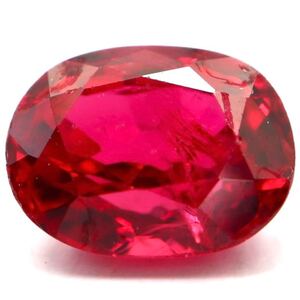 1円〜!!◆天然ルビー 0.364ct◆d 約4.4×3.5mm ルース 裸石 corundum コランダム ruby 宝石 jewelry BA9/BA9 テEA5 w4え24