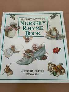 中古絵本☆BEATRIX POTTER’S NURSERY RHYME BOOK☆ビアトリクス・ポター☆童謡・わらべうた・CD付き☆ピーターラビットの作者☆送料込み