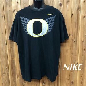 NIKE /REGULAR FIT /ナイキ メンズXXL 半袖Tシャツ トップス プリントTシャツ ブラック スポーツ アメカジ USA古着 大きいサイズ