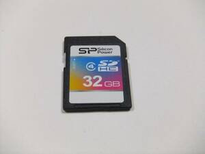 SDHCカード 32GB CLASS4 フォーマット済み 1枚 シリコンパワー