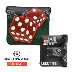 ベティナルディ ラスベガス ラッキーロール 限定 パターカバー BETTINARDI マレットタイプ ネオマレットサイズ ヘッドカバー Las Vegas Luc