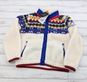 未使用 POLO RALPH LAUREN KIDS ポロ ラルフ ローレン キッズ グラフィック フリースジャケット ノルディック ジャガード 312877931001