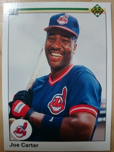 ★JOE CARTER UPPER DECK 1990 UD #375 ジョー カーター MLB メジャーリーグ CLEVELAND INDIANS クリーブランド インディアンズ WS MVP