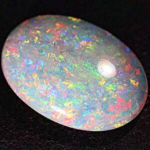 高品質&遊色抜群!!4.055ct 天然ホワイトオパール オーストラリア産 ＜裸石 ルース White opal Australia ジュエリー jewelry natural＞