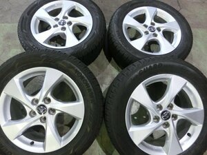 TA-262 トヨタ CH-R 純正 エスティマ ハリアー 等 中古スタッドレスセット 17×6.5J 5H-114.3 215/60R17 (4本セット)