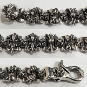 CHROME HEARTS H LINK BRACELET クロムハーツ Hリンク ブレスレット マルチ クロス ハート フレア ブレス レア　使用1回のみ！