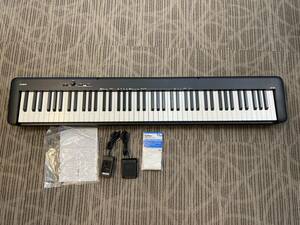 ヤ200-YR69-33 ほぼ未使用 CASIO デジタルピアノ CDP-S100 ブラック 88鍵盤 カシオ 電子ピアノ 楽器