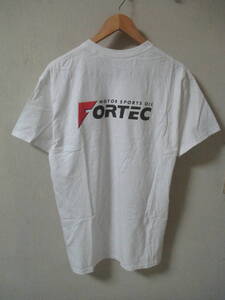 FORTEC フォルテック モータースポーツオイル ロゴTシャツ Lサイズ