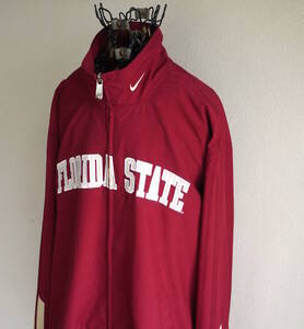 2000s ヴィンテージ NIKE FLORIDA STATE SEMINOLES カレッジ トラックジャケット L ガーネット フロリダ州立大学 USA アメリカ 海外 古着