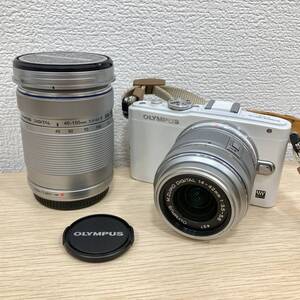 通電OK / OLYMPUS PEN Lite E-PL6 ダブルズームレンズキット ホワイト ミラーレス 一眼レフ カメラ オリンパス