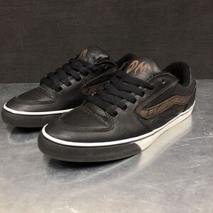 GQ2026◇VANS : TNT4 Dennis McNett◇27cm◇黒/ブラウン 木版画家デニスマクネット バンズ