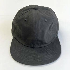 WELD MFG ウェルド ブラッシュドコットンツイル キャップ　チャコール　brushed Cotton Cap