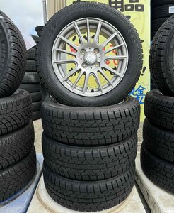 フィット アクア ポルテ デミオ etc 中古 Weds ravrion 15インチホイール + 中古スタッドレス トーヨー 185/60R15 2022年製 4本セット！