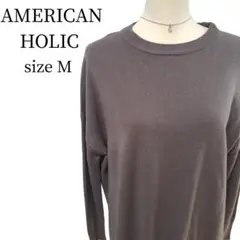 アメリカンホリック　AMERICAN HOLIC 　トープ色　ニット　Mサイズ