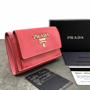 送料込み！ 未使用品 PRADA コンパクトウォレット 1MH021 箱付き 190