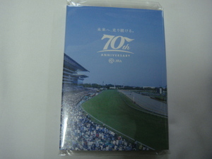 JRA^,,.競馬・ANNIVERSARY*70th・メモ帳_.,,^「新品」