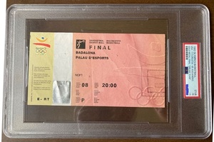 1992 DREAM TEAM GOLD MEDAL FINAL TICKET