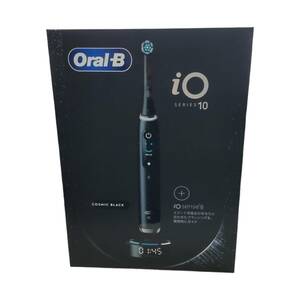 【未使用品】BRAUN Oral-B iO SERIES10 ブラウン オーラルB 電動歯ブラシ COSMIC BLACK 丸型回転ブラシ 箱あり E65343RF