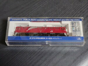 TOMIX トミックス 7126 JR EF81形電気機関車（北斗星色・Hゴムグレー）