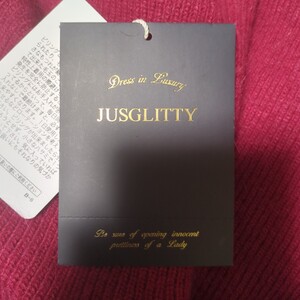 JUSGLITTY ジャスグリッティー　新品タグ付き　定価19000円　ニットセーター