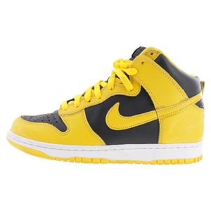 NIKE ナイキ DUNK HI SP IOWA ダンク アイオワ ハイカットスニーカー イエロー/ブラック US8/26cm CZ8149-002